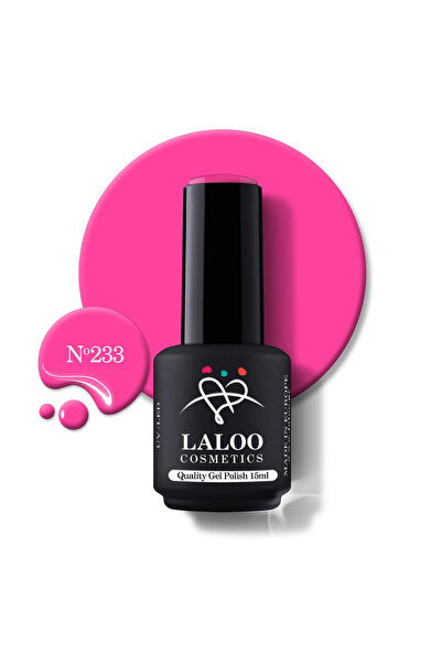 Laloo Cosmetics 233 Fuschsia Neon | Laloo gel polish 15ml