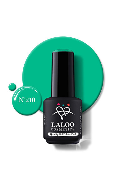 Laloo Cosmetics 210 Emerald Green | Laloo gel polish 15ml