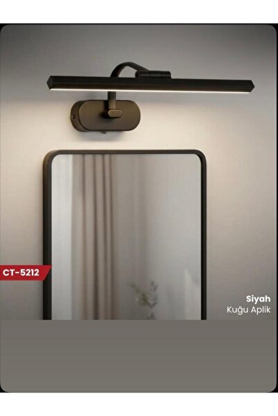 Cata 7W KUĞU LEDLİ APLİK CT-5212 SİYAH KASA / 6400K- BEYAZ IŞIK