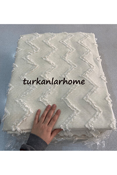 turkanlarhome 200 x 170 cm Chenille husă pentru canapea Bohemian texturat Mod...