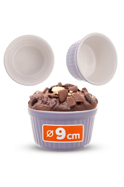 KADAX Baking Ramekin, Ovenproof Dish, Ceramic Bowl, Form 0.15L