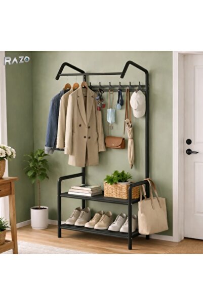 Razo 2 in 1 Clothes and Shoes Rack