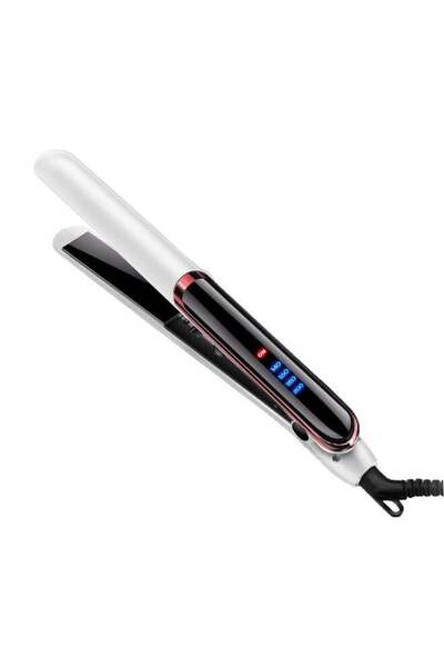 Arabest Professional Hair Straightener Curler Negative Ion Flat Iron LCD MCH ...