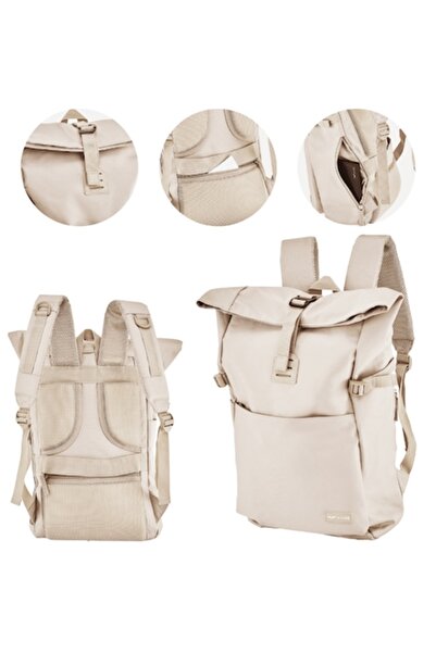 wings Trogon Rolling Backpack, 16L, Beige