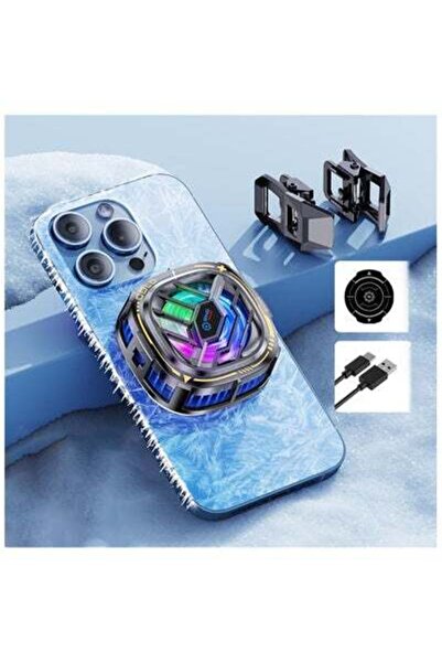 Arabest Portable magnetic phone cooler with temperature display, for mobile g...