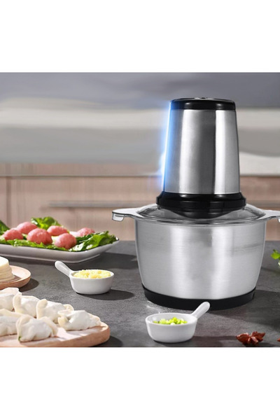 zola Electric vegetable and fruit chopper, 200W, three stainless steel blades...
