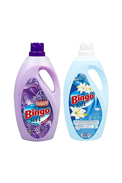 Bingo Soft Çamaşır Yumuşatıcısı 3 lt Lavanta ve Zambak 2 li Set