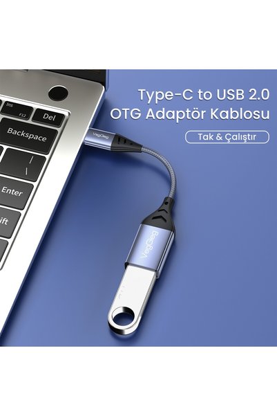 Veggieg Type-C to USB 2.0 Otg Converter Adapter
