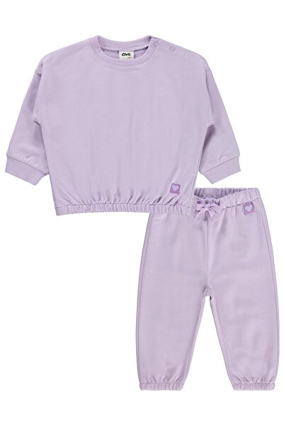 Civil Baby Plain Basic Hearted Set for 6-18 Months - Lilac 18-24 Months