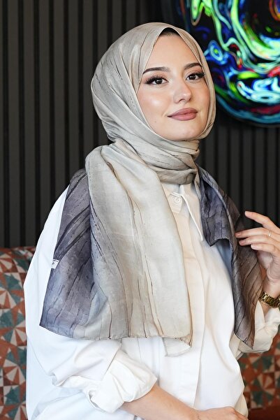 AFVENTE Gradient Smoked Soft Cotton Shawl