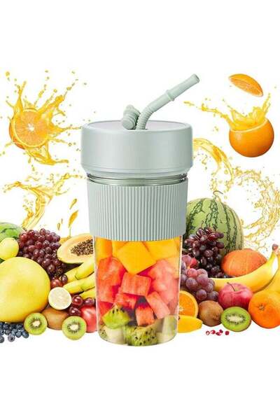 Arabest Portable Juicer,Mini Blender with USB Charging,Cream/Milkshake for Ki...