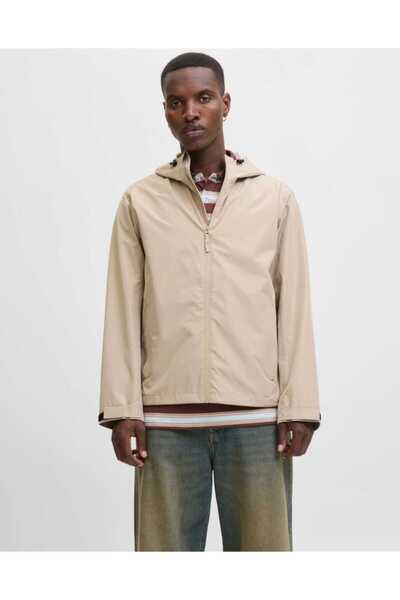 Jack & Jones Cream Waterproof Jacket