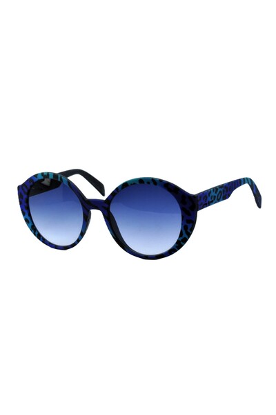 Italia Independent 905 53 Zeb 022 Blue Multicolor Round Blue Women's Sunglasses