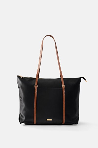 Çantacımstore Women's Technical Fabric Large Bag Black