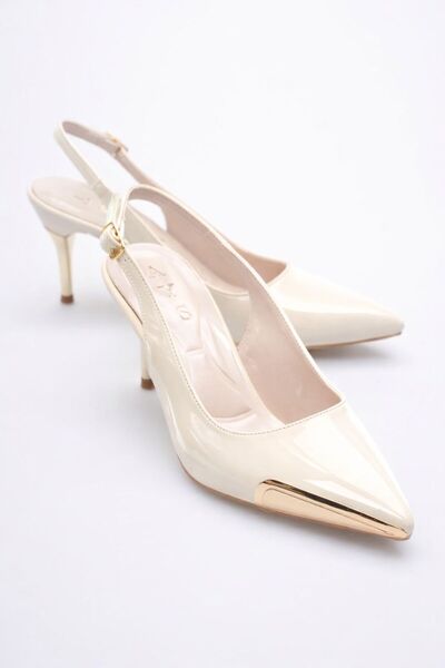 AYS SHOES Pantofi de seară de lux, cu toc stiletto, din piele lăcuită, cu det...