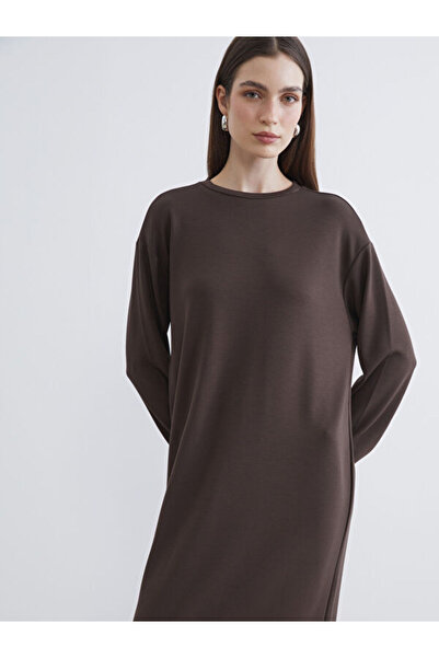 LC Waikiki Zero Roba Collar Slit Sweat Dress for Style Enthusiasts from Uzg S...