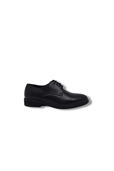 Zerhan Banner 247-400 Men's Black Lace-Up Genuine Leather Oxford Classic Shoes
