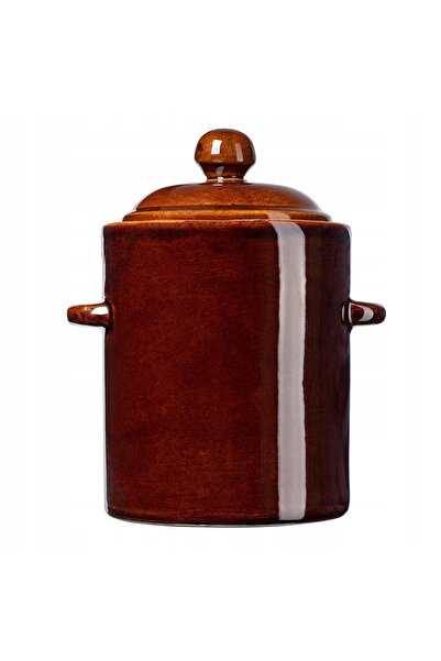 KADAX Butoi pentru murat castraveți, din gresie, 2,5 l, cu guler ermetic