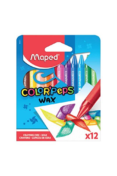 Maped أقلام تلوين شمعية على شكل نجمة من كولور بيبس، 12 قطعة