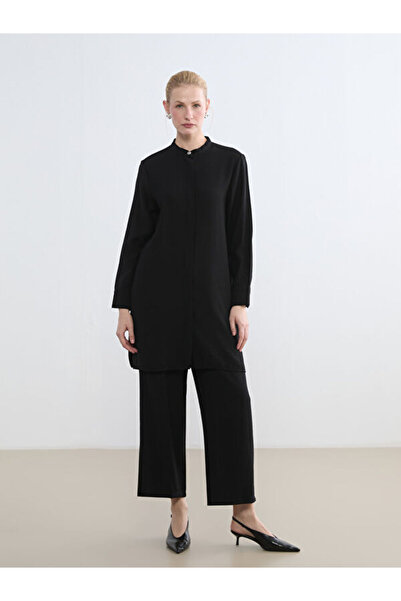 LC Waikiki Judge Collar Textured Women's Shirt Tunic