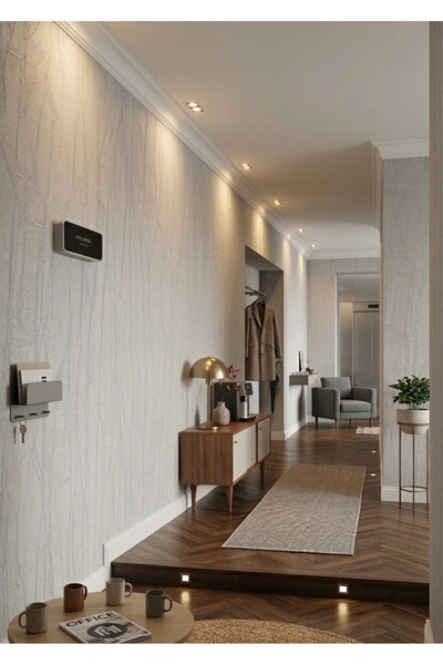 Oskar kendinden desenli silinebilir vinil duvar kağıdı 16 metrekare