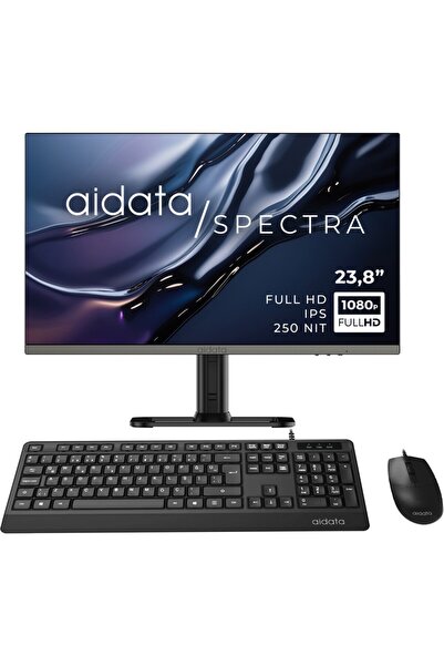 AIDATA Spectra Intel Core i7 12700H 16GB 512GB SSD Freedos 23.8" All In One B...
