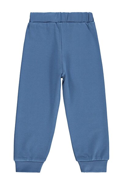 Civil Boys Cowboy Cactus Printed 2-5 Years Old Sweatpants Km - Blue 4-5 Years...