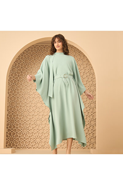 Generic Belted Kaftan Dress