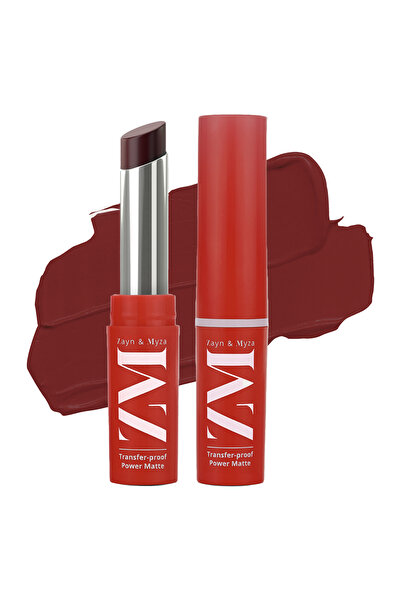 Zayn & Myza Transfer Proof Power Matte Lipstick, 10 Myesterious Plum