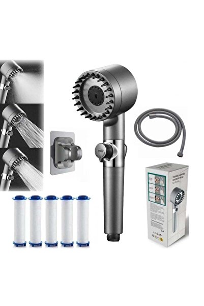 Arabest 4 Modes Massage Portable Shower Head, Detachable Filtered Shower Head...
