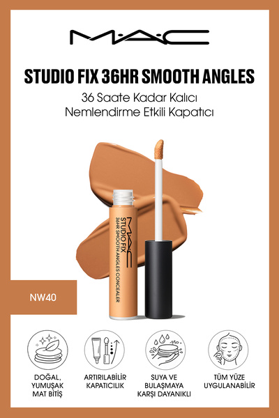 M.A.C Studio Fix 36HR Smooth Angles 36 Saate Kadar Kalıcı Nemlendirme Etkili ...