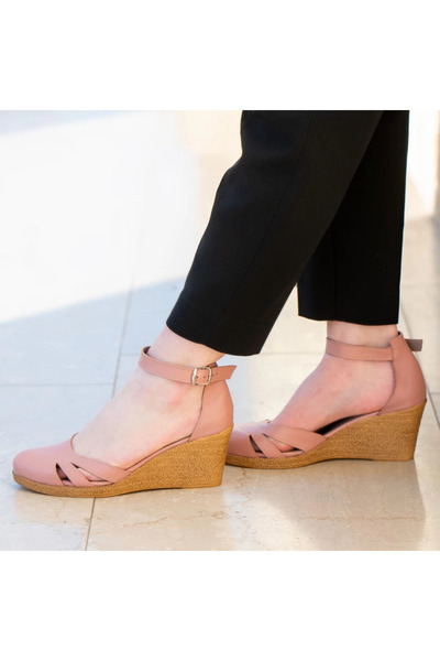 OEM Pantofi din piele naturală 036 roz-T