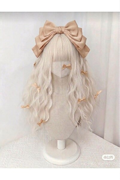 Shiklik Large Bow Crown and 8 Small Clip Hairpin Set - Lolita Style