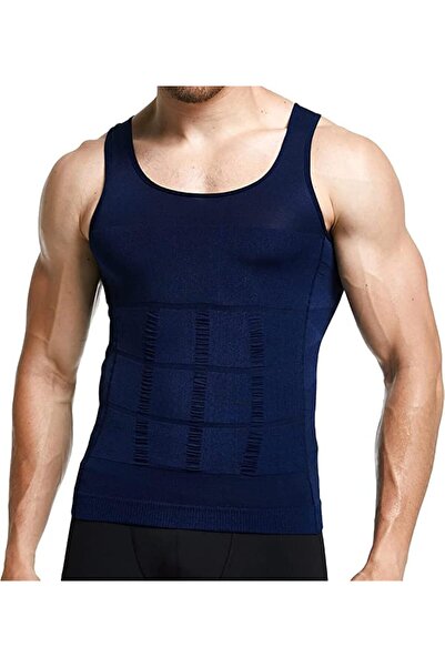 Generic NAKXUS Mens Slimming Body Shaper Vest Shirt
