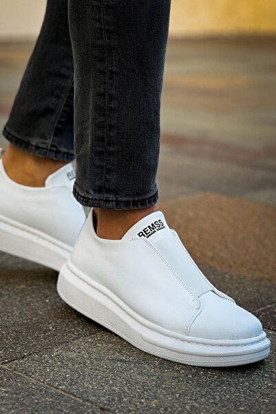 Zerenyus ZRC603 - Premium elastične muške cipele za slobodno vreme, bele