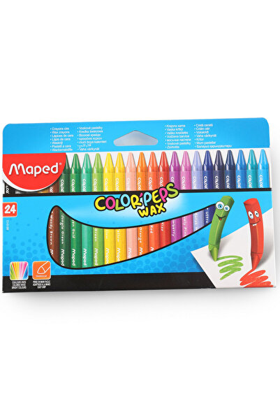 Maped Color'Peps Wax Crayons 24 Piece