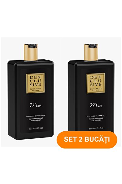 Dex SET 2 BUCĂȚI - Gel de duș Dexclusive Men 500 ml