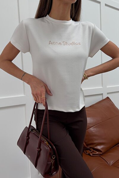 mylove Acne Studios Tshirt Ecru