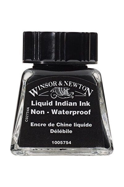 Winsor Newton Winsor & Newton Drawing Ink Çizim Mürekkebi 14ml Liquid Indian 754