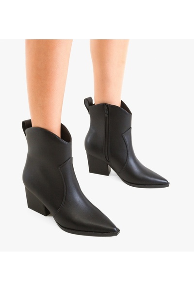 BENOTTİ Brebly Black Women's Ankle Boots 2