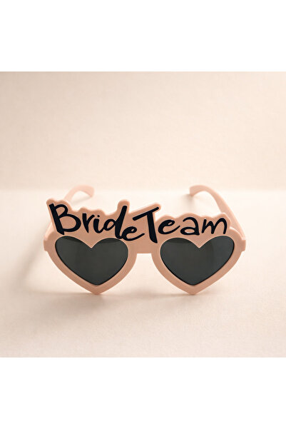 PARTİPORT نظارات حفلات على شكل قلب لفريق العروس - نظارات ترفيهية لفريق العروس...