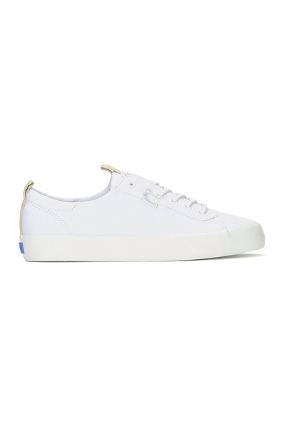Keds Women's Kickback Slip On Canvas Casual Sneaker White