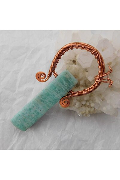 OEM Set pandantiv si cerceidin cupru, Ring, cu agate natur