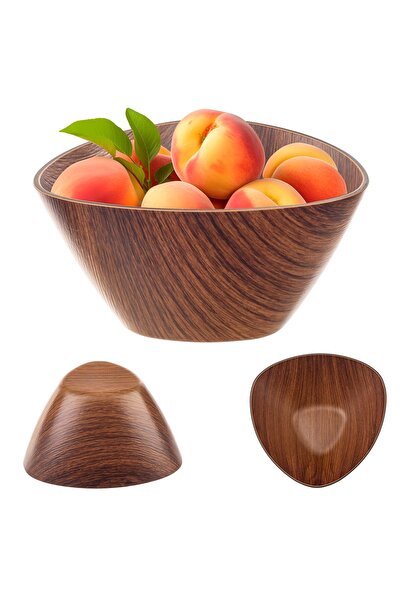 KADAX Bol de salată, bol din plastic 16 cm, pentru salate, gustări de fructe,...