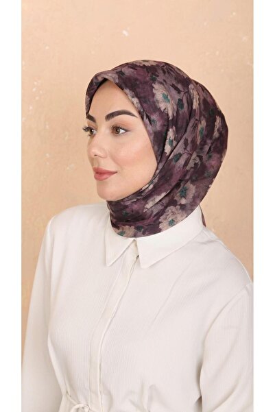 locella Soft Pamuk Eşarp Mürdüm