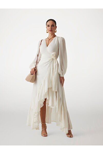 Guess Marciano long fit-and-flare dress