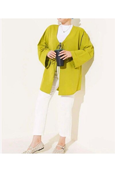 modasindoma Fundă cu șireturi în față pentru femei, verde