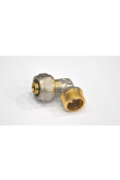 regata Racord cot Pexal 20mm x 1/2" filet exterior, alamă, demontabil (Regata)