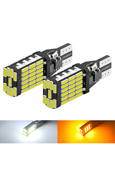 Choice مصباحان LED أبيض T15، قطعتان، T15 4014 45chips W16W 921 912، مصباح احت...