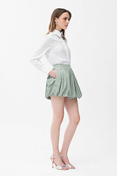 adL Pileli Mini Etek
